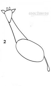 How To Draw a Giraffe Step 2