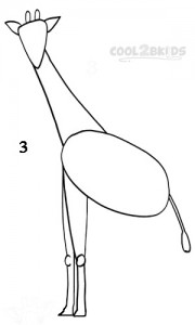 How To Draw a Giraffe Step 3