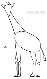 How To Draw a Giraffe Step 4