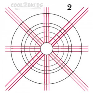 How To Draw a Snowflake Step 2