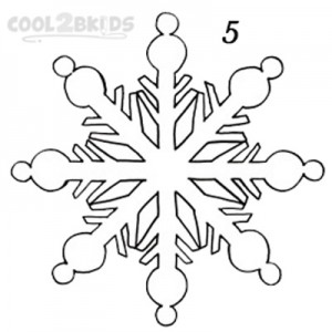 How To Draw a Snowflake Step 5