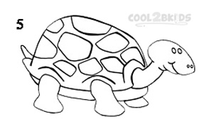 How To Draw a Turtle Step 5