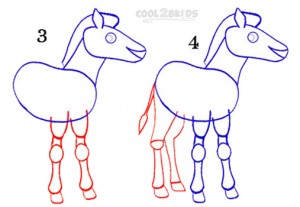 How To Draw a Zebra Step 2