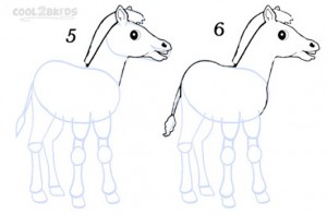 How To Draw a Zebra Step 3