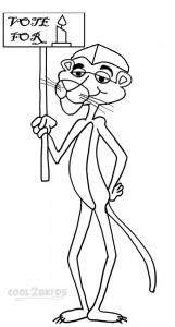 Pink Panther Coloring Pages