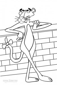 Pink Panther Coloring Pages To Print