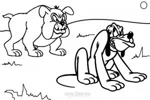 Pluto Coloring Pages For Kids