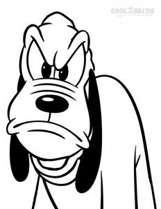 Pluto Coloring Pages Free