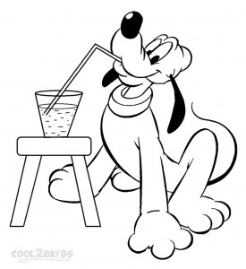 Pluto Coloring Pages Pictures