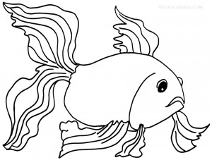 Coloring Pages of Goldfish