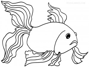 Printable Goldfish Coloring Pages For Kids