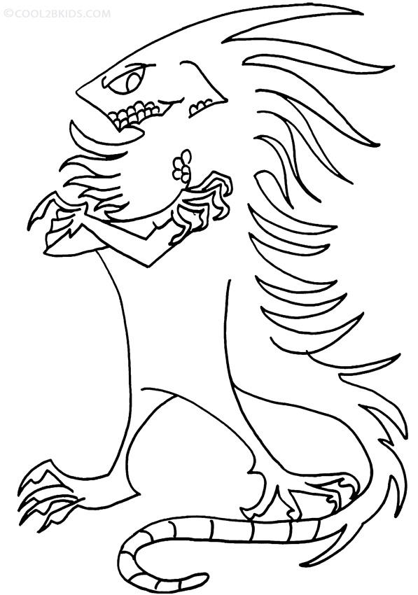 Download Printable Iguana Coloring Pages For Kids