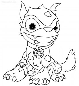 Coloring Pages of Skylander Giants