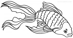 Free Goldfish Coloring Pages