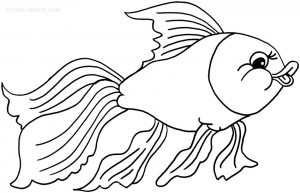 Goldfish Coloring Pages For Kids