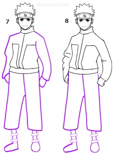 How To Draw Naruto Step 4