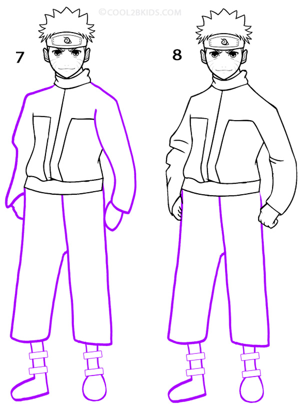 How to Draw Naruto in a Few Easy Steps