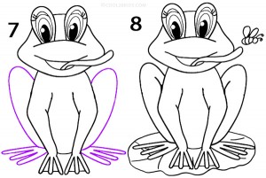How To Draw a Frog Step 4