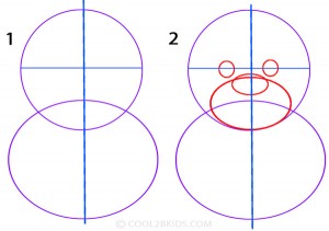 How To Draw a Teddy Bear Step 1