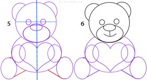 How To Draw a Teddy Bear Step 3