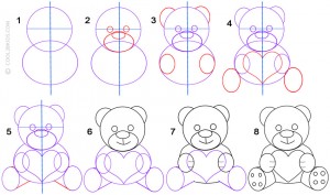 How To Draw a Teddy Bear Step by Step