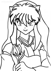 Inuyasha Coloring Pages Print Image