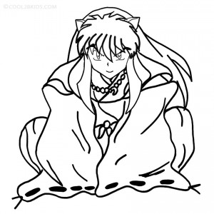 Pictures of Inuyasha Coloring Pages To Print