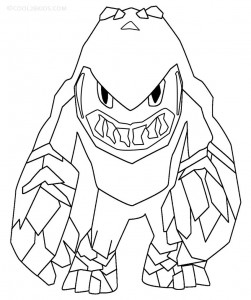 Skylander Giant Coloring Page