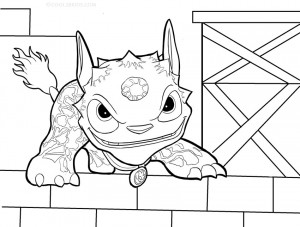 Skylander Giant Coloring Pages