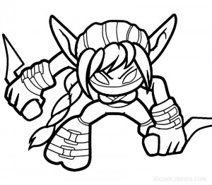 Skylander Giants Coloring Page