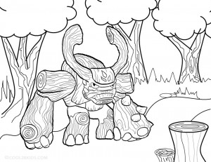 Skylander Giants Coloring Pages