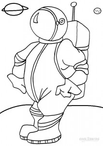 Astronaut Coloring Page