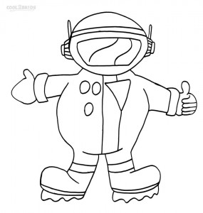 Astronaut Coloring Pages Free Printable