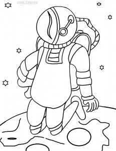 Astronaut Coloring Pages Printable