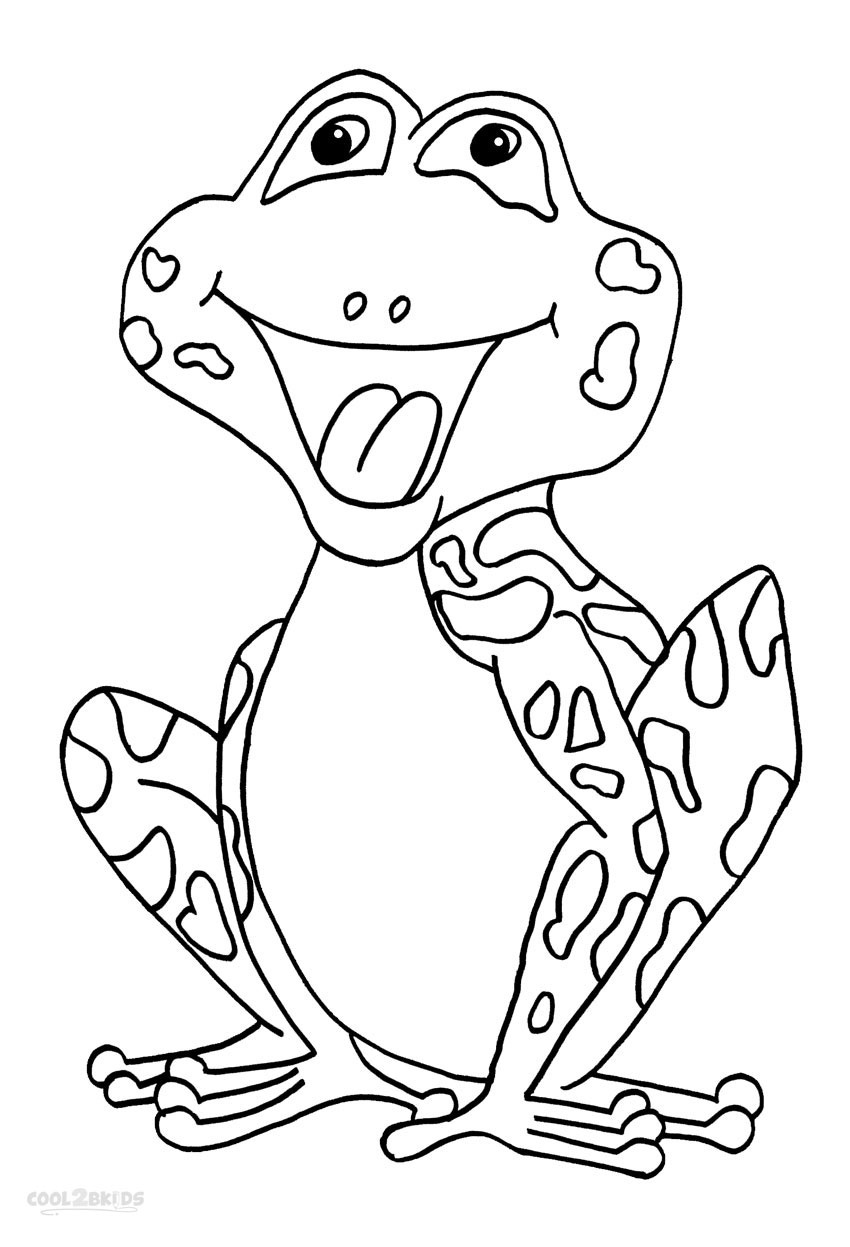 Download Printable Toad Coloring Pages For Kids