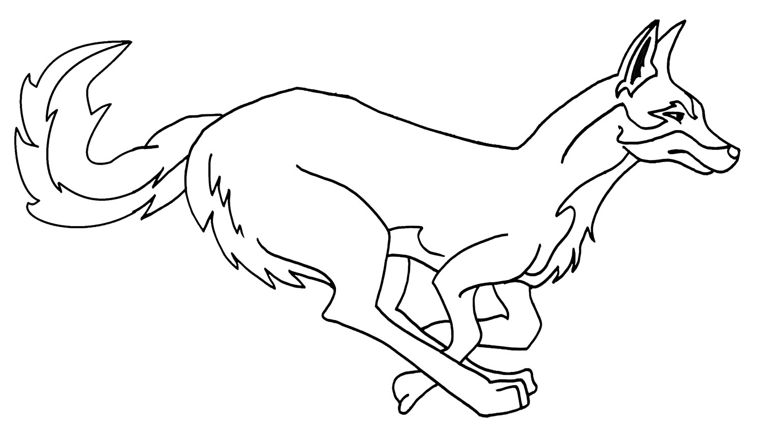 Download Printable Coyote Coloring Pages For Kids