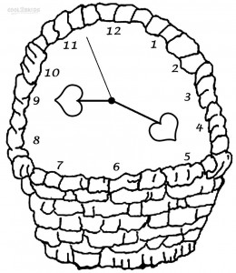 Free Clock Coloring Pages