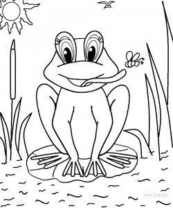 Free Printable Toad Coloring Pages