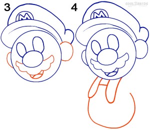 How To Draw Mario Step 2