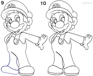 How To Draw Mario Step 5