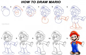 How To Draw Mario Step by Step