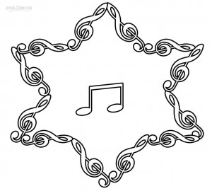 Music Note Coloring Pages Printable