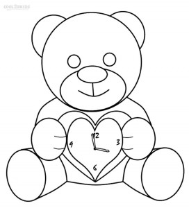 Printable Clock Coloring Pages