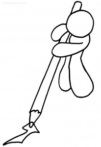 Printable Pencil Coloring Pages