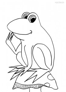 Toad Coloring Page