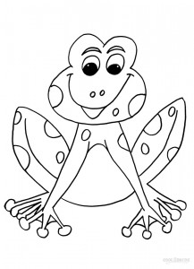 Toad Coloring Pages For Kids