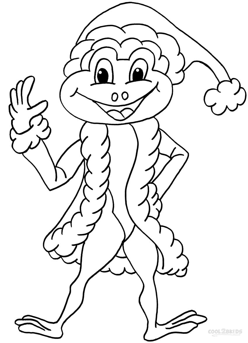 Printable Toad Coloring Pages For Kids