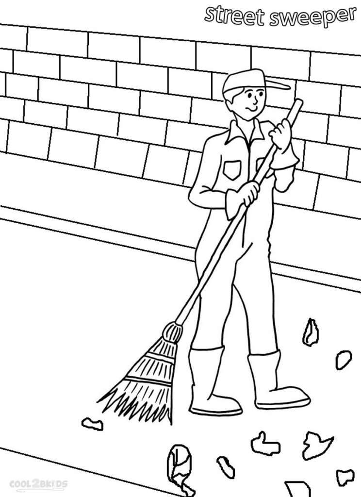 community-helpers-hats-coloring-pages