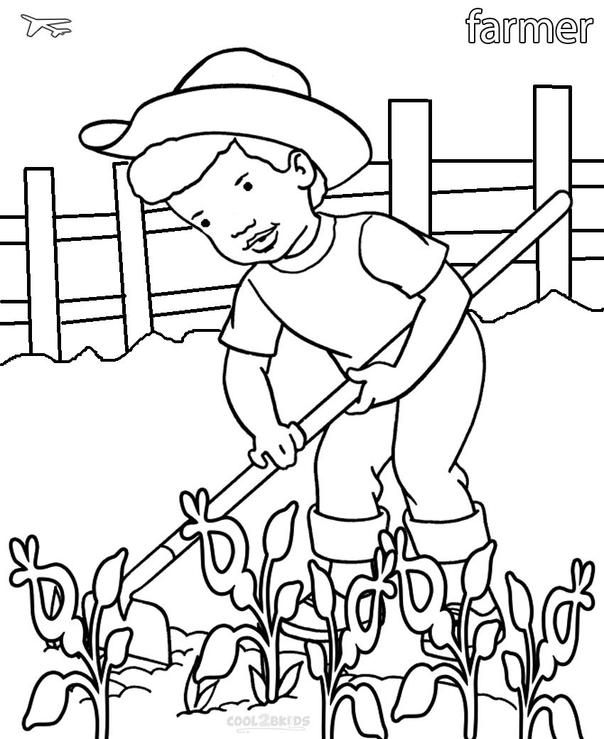 Coloring Pictures Of Community Helpers