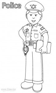 Community Helpers Coloring Page